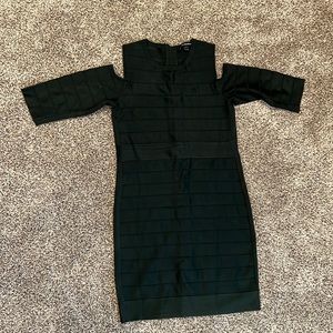 XL Deep Green French Connection silhouette dress